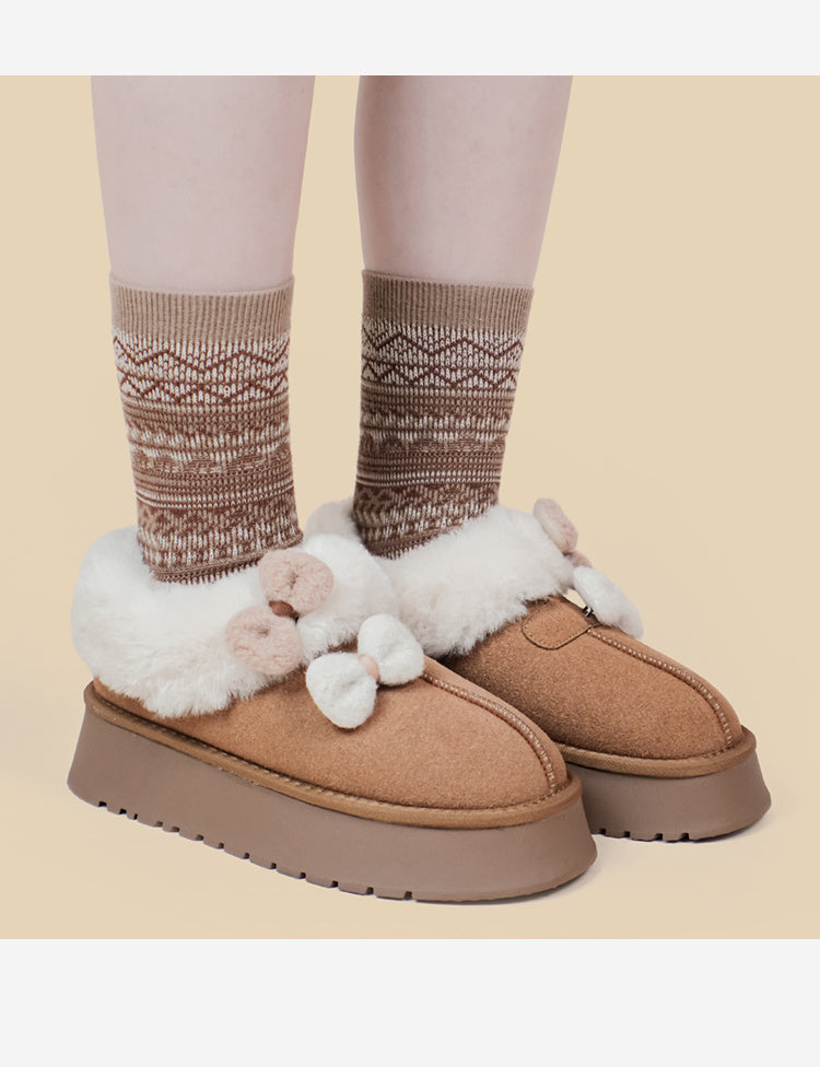 Chaussures avec Doublure Fluffy